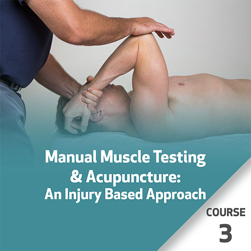 Manual Muscle Testing & Acupuncture: An Injury Based Approach - Course 3
